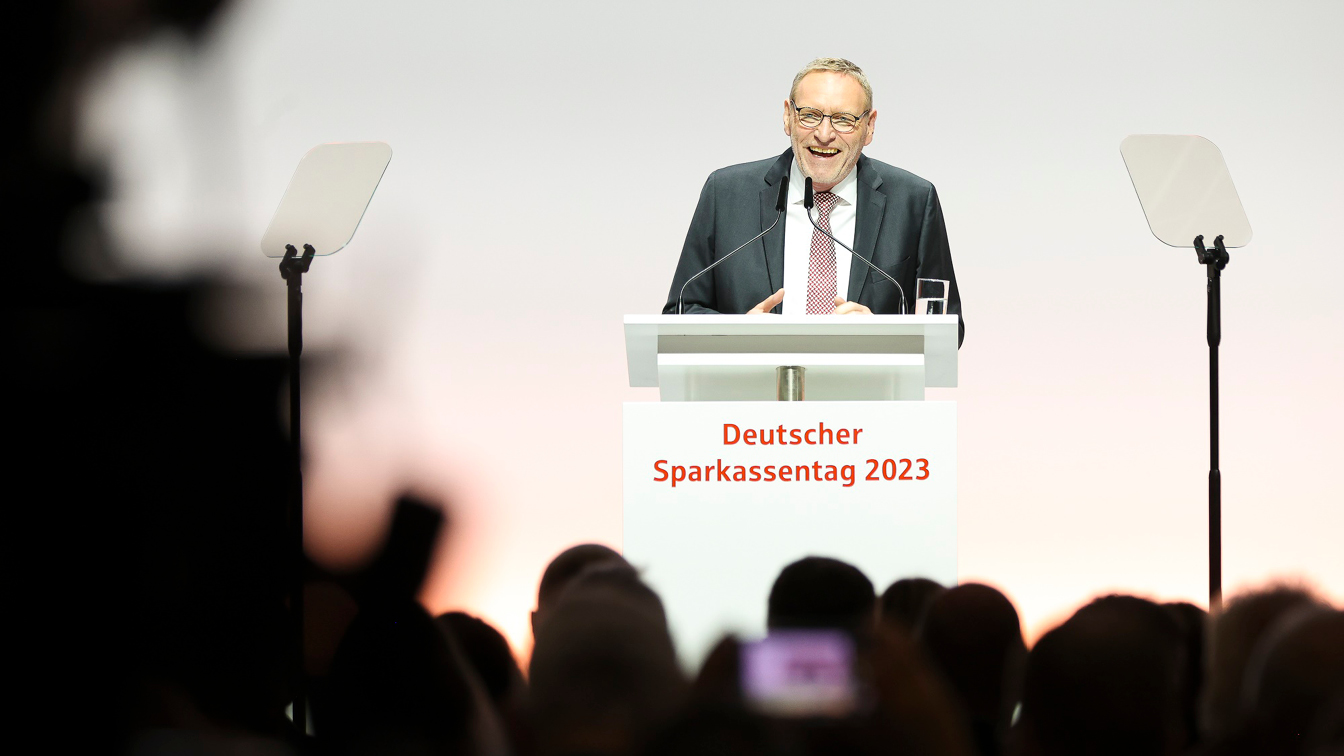 Auch in seiner letzten Grundsatzrede machte sich DSGV-Präsident Helmut Schleweis für die Werte der Sparkassen stark.