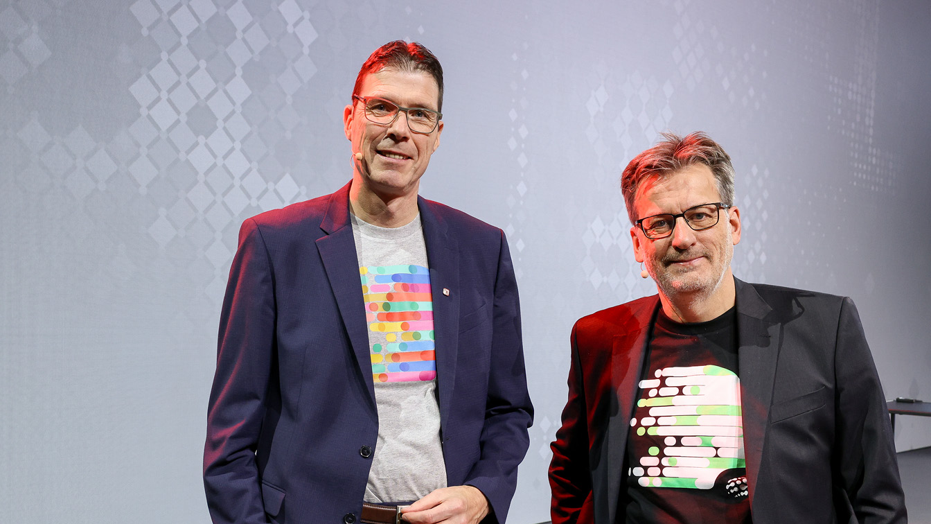 von links: FI-Geschäftsführer Martin Waldmann und Dr. Christopher Bormann, Seniorberater Multikanal, Architektur, Produktion von links: FI-Geschäftsführer Martin Waldmann und Dr. Christopher Bormann, Seniorberater Multikanal, Architektur, Produktion