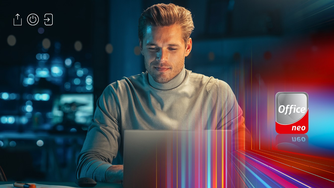 Office_neo (On): Workplace macOS: auspacken, anschließen, anmelden