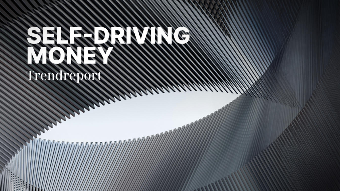 Titelbild Trendreport Self-Driving Money des Sparkassen Innovation Hubs (S-Hub)